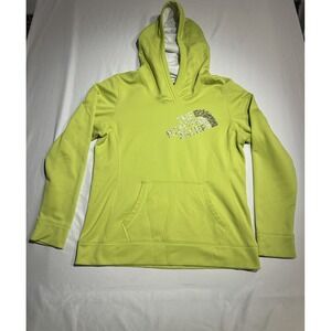 The North‎ Face Lime Green Women's Hoodie Size XL Pullover